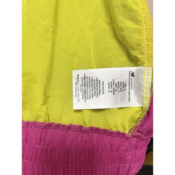 RARE New Balance Womens S Neon Retro Sport Style Optiks Windbreaker Coco Gauff - Picture 11 of 12